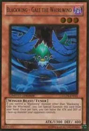 Blackwing Gale the Whirlwind Gold Series 3 Yu-Gi-Oh! card