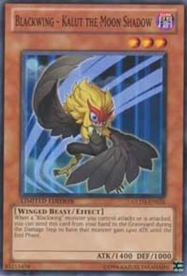 Blackwing Kalut the Moon Shadow Gold Series 3 Yu-Gi-Oh! card