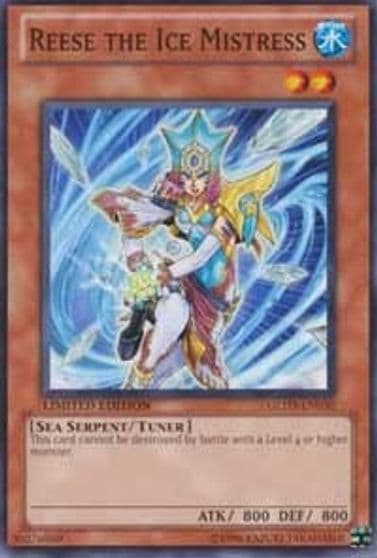 Reese the Ice Mistress Gold Series 3 Yu-Gi-Oh! card