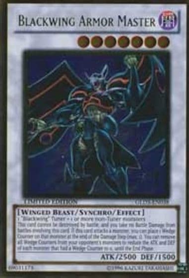 Blackwing Armor Master Gold Series 3 Yu-Gi-Oh! card