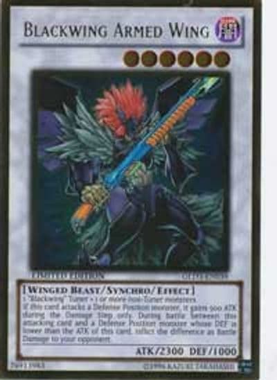 Blackwing Armed Wing Gold Series 3 Yu-Gi-Oh! card