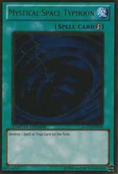 Mystical Space Typhoon Gold Series 3 Yu-Gi-Oh! card