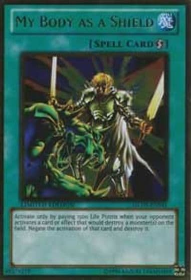 My Body as a Shield Gold Series 3 Yu-Gi-Oh! card
