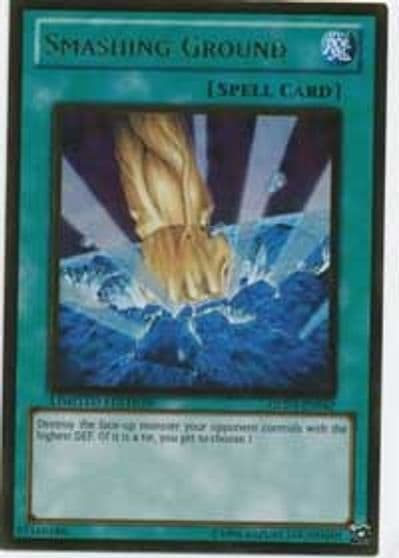 Smashing Ground Gold Series 3 Yu-Gi-Oh! card