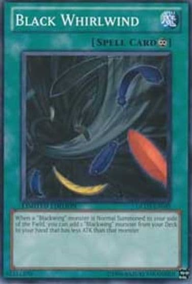 Black Whirlwind Gold Series 3 Yu-Gi-Oh! card