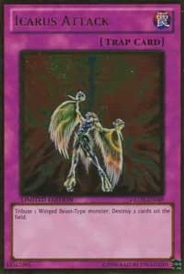 Icarus Attack Gold Series 3 Yu-Gi-Oh! card