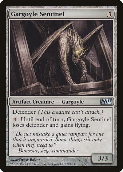 Gargoyle Sentinel Magic 2011 (M11) Magic card