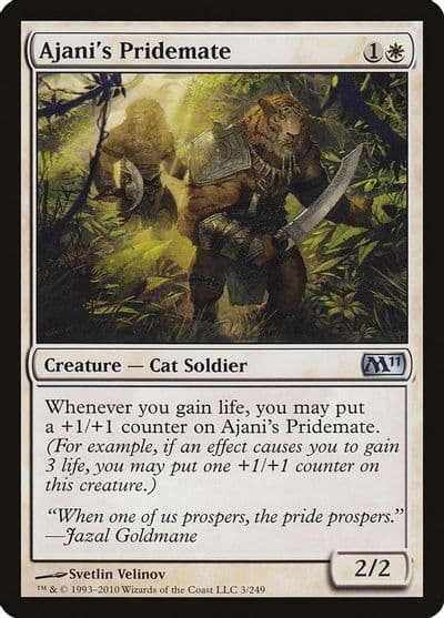 Ajanis Pridemate Magic 2011 (M11) Magic card