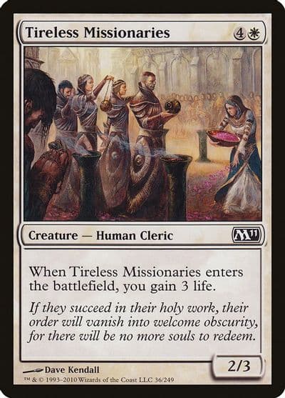 Tireless Missionaries Magic 2011 (M11) Magic card