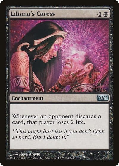 Lilianas Caress Magic 2011 (M11) Magic card