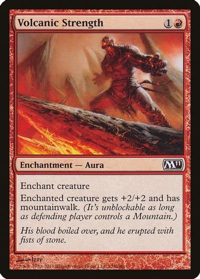Volcanic Strength Magic 2011 (M11) Magic card