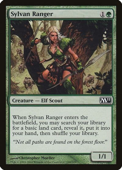 Sylvan Ranger Magic 2011 (M11) Magic card
