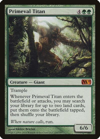 Primeval Titan Magic 2011 (M11) Magic card
