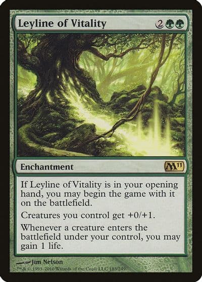 Leyline of Vitality Magic 2011 (M11) Magic card
