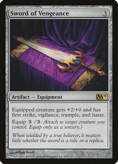 Sword of Vengeance Magic 2011 (M11) Magic card