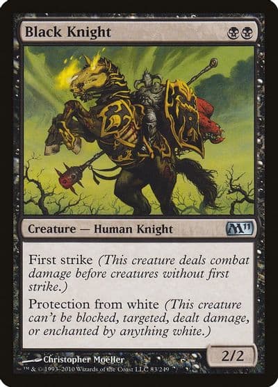 Black Knight Magic 2011 (M11) Magic card