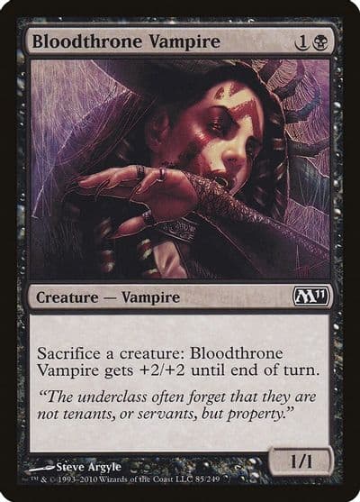 Bloodthrone Vampire Magic 2011 (M11) Magic card