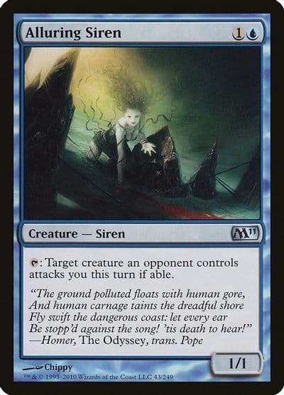 Alluring Siren Magic 2011 (M11) Magic card