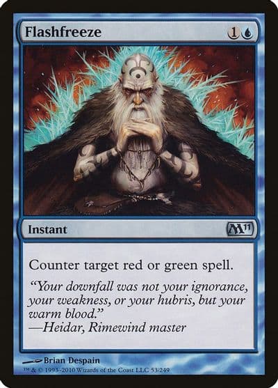 Flashfreeze Magic 2011 (M11) Magic card