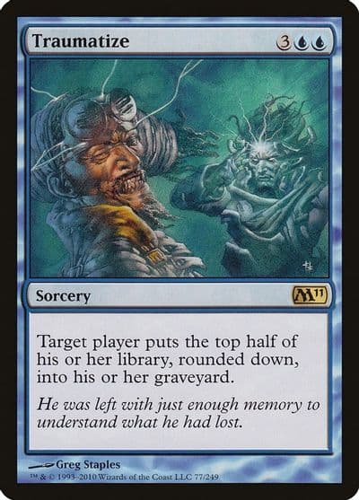 Traumatize Magic 2011 (M11) Magic card