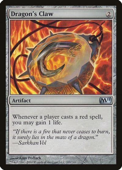 Dragons Claw Magic 2011 (M11) Magic card