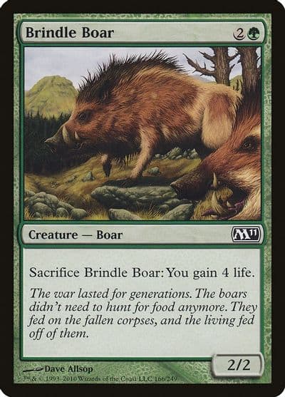 Brindle Boar Magic 2011 (M11) Magic card