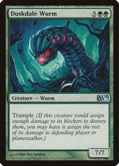 Duskdale Wurm Magic 2011 (M11) Magic card