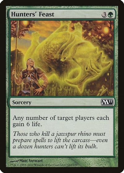Hunters Feast Magic 2011 (M11) Magic card