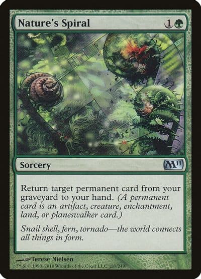 Natures Spiral Magic 2011 (M11) Magic card