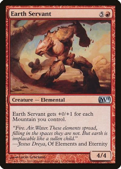 Earth Servant Magic 2011 (M11) Magic card