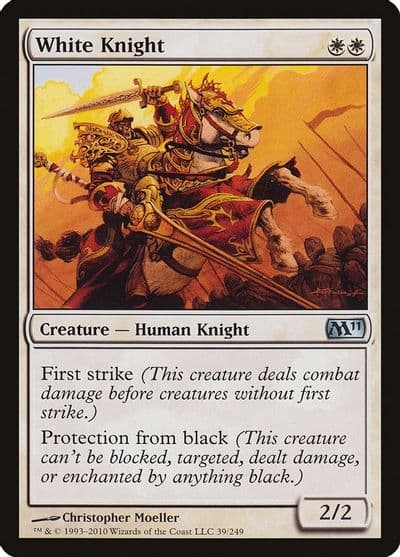 White Knight Magic 2011 (M11) Magic card