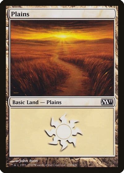 Plains 230 Magic 2011 (M11) Magic card