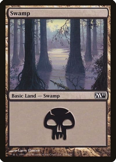 Swamp 239 Magic 2011 (M11) Magic card
