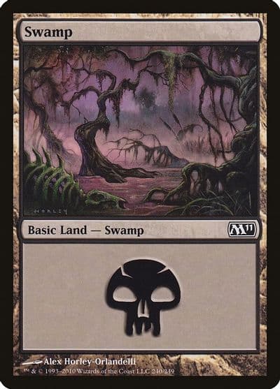 Swamp 240 Magic 2011 (M11) Magic card