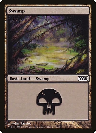 Swamp 241 Magic 2011 (M11) Magic card