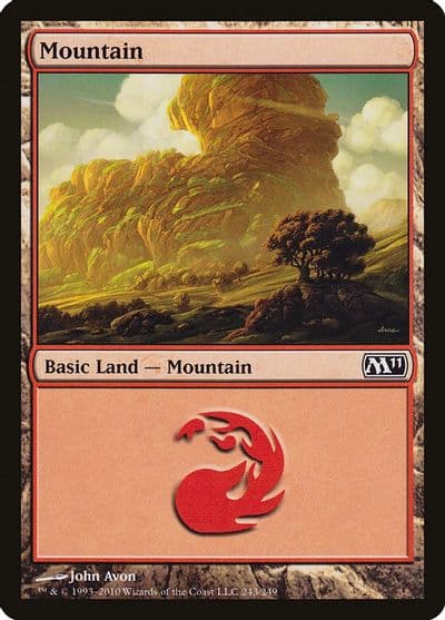 Mountain 243 Magic 2011 (M11) Magic card