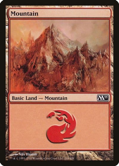 Mountain 244 Magic 2011 (M11) Magic card