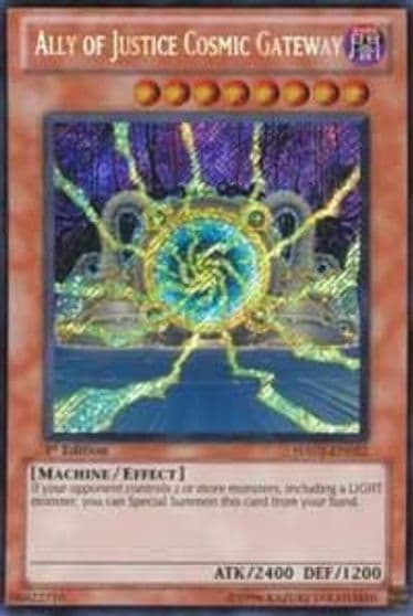 Ally of Justice Cosmic Gateway Hidden Arsenal 2 Yu-Gi-Oh! card
