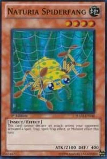 Naturia Spiderfang Hidden Arsenal 2 Yu-Gi-Oh! card