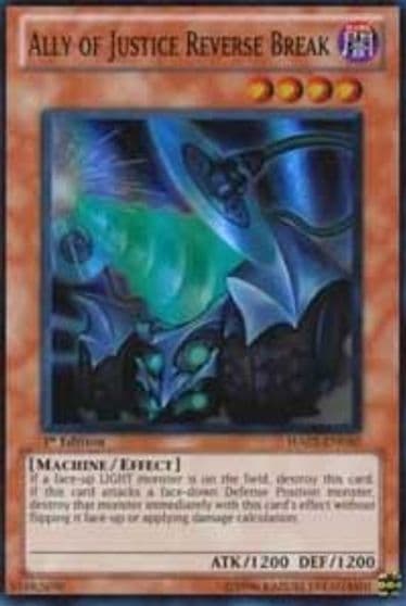 Ally of Justice Reverse Break Hidden Arsenal 2 Yu-Gi-Oh! card
