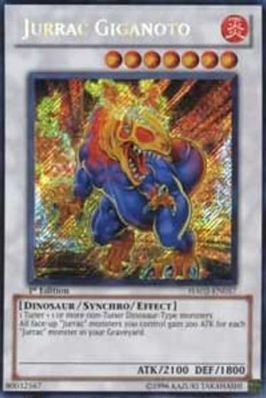 Jurrac Giganoto Hidden Arsenal 2 Yu-Gi-Oh! card