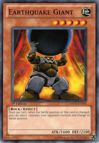 Earthquake Giant Duelist Revolution Yu-Gi-Oh! card