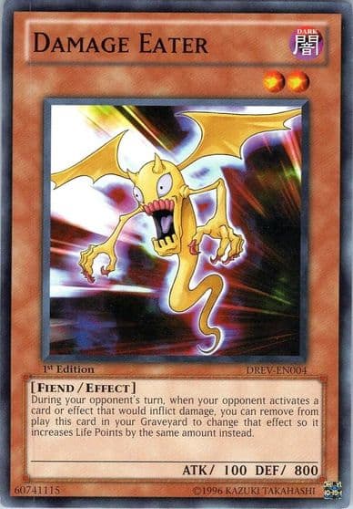 Damage Eater Duelist Revolution Yu-Gi-Oh! card