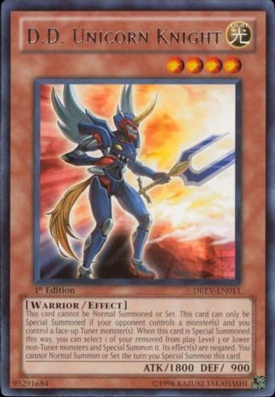 DD Unicorn Knight Duelist Revolution Yu-Gi-Oh! card