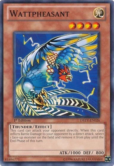 Wattpheasant Duelist Revolution Yu-Gi-Oh! card