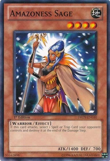 Amazoness Sage Duelist Revolution Yu-Gi-Oh! card