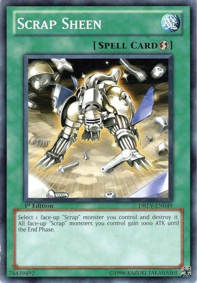 Scrap Sheen Duelist Revolution Yu-Gi-Oh! card