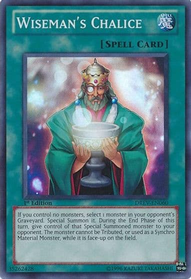 Wisemans Chalice Duelist Revolution Yu-Gi-Oh! card