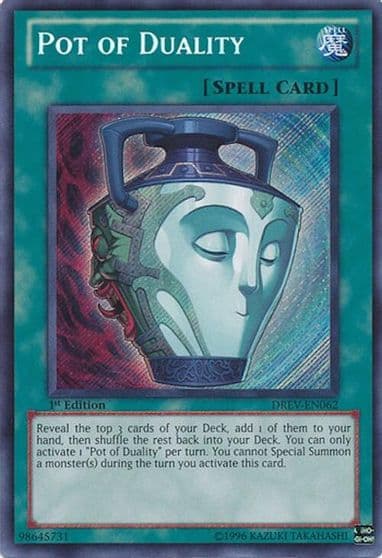 Pot of Duality Duelist Revolution Yu-Gi-Oh! card