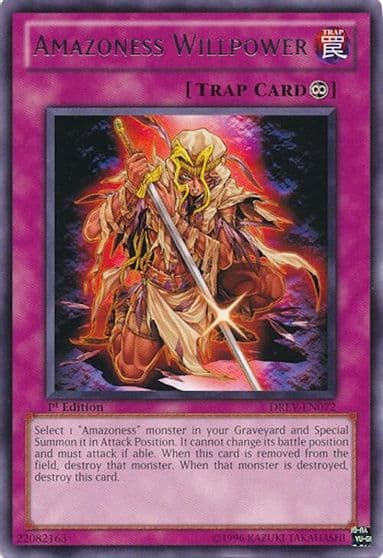 Amazoness Willpower Duelist Revolution Yu-Gi-Oh! card